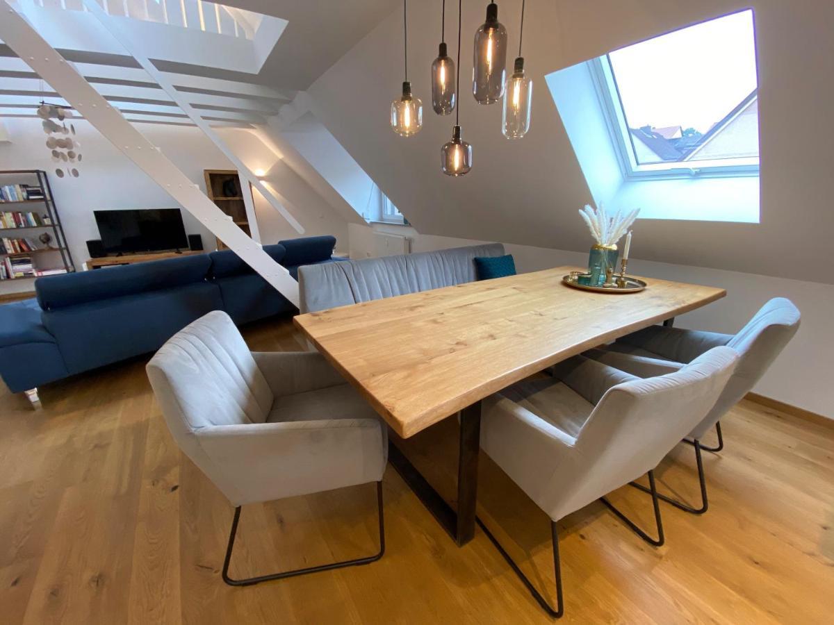 Apartmán Modernes Penthouse, Nahe Wuerzburg Exteriér fotografie