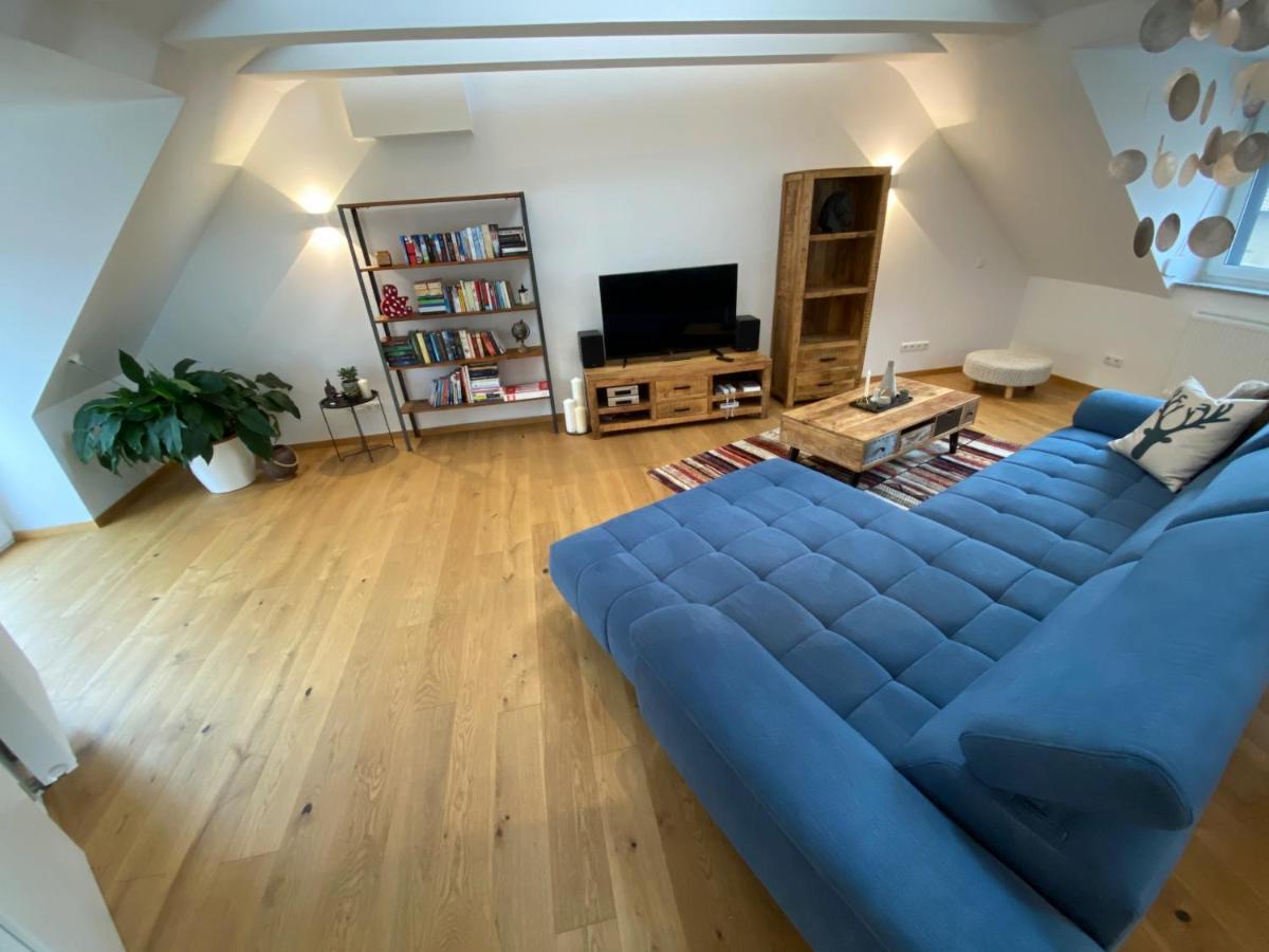 Apartmán Modernes Penthouse, Nahe Wuerzburg Exteriér fotografie