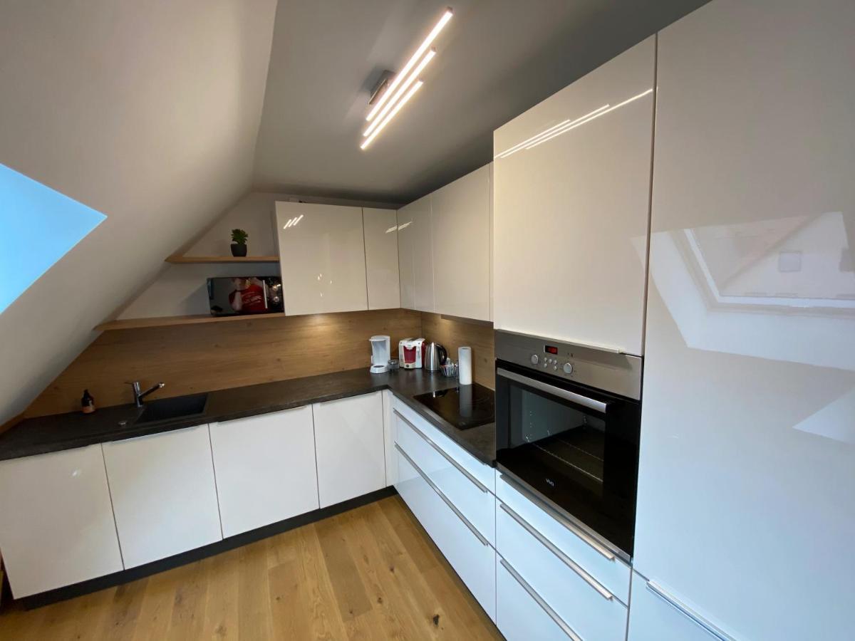 Apartmán Modernes Penthouse, Nahe Wuerzburg Exteriér fotografie
