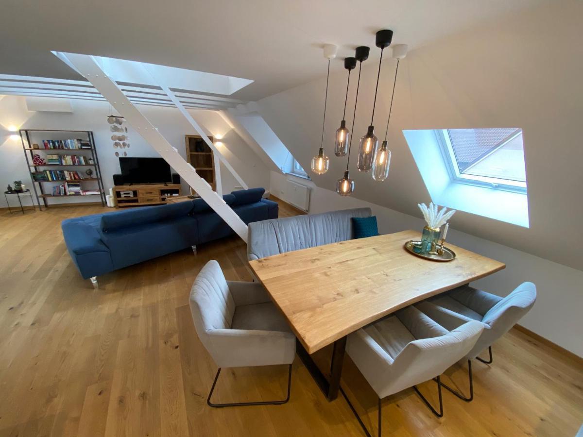 Apartmán Modernes Penthouse, Nahe Wuerzburg Exteriér fotografie